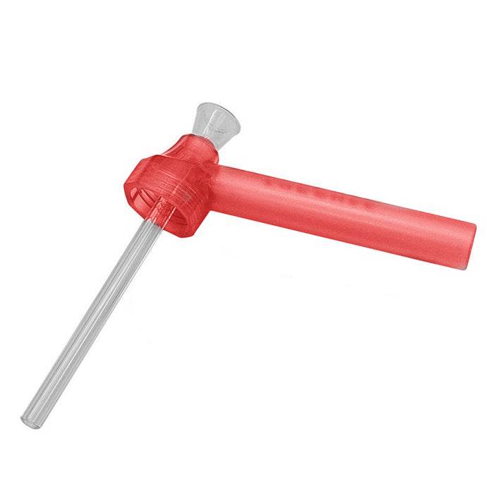 Top Puff Portable Screw on Converter Water Bottle Bong Red - Bong Empire