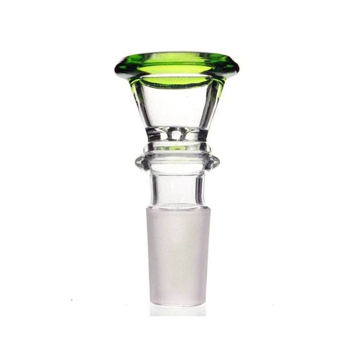 Agung Small Glass Cone Piece 14mm Green - Bong Empire