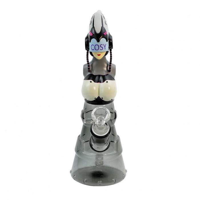 Cosy Influx Of Women Silicone Glass Bong 25cm - Bong Empire