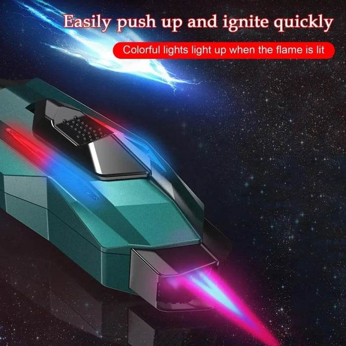 Space Ship LED Rechargeable Jet Lighter - Bong Empire