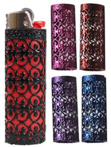 Funky Coloured Lighter Cases 4 Pack - Best Bongs And More