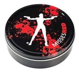 Large Metal Round Misses Red Stash Storage Tin - Best Bongs And More