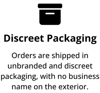 discreet packaging logo