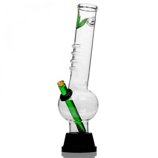 Agung Grip Leaf Glass Bong 31cm - Bong Empire