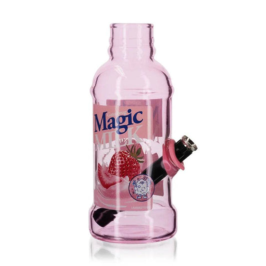 Gatorbeug Magic Milk Glass Bong 18cm - Bong Empire