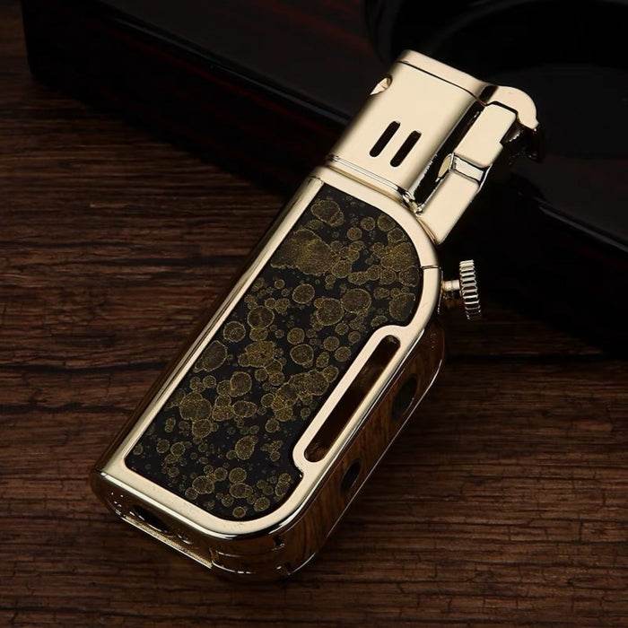 Honest Metal Jet And Soft Dual Flame Flint Lighter - Bong Empire