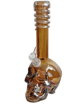 Load image into Gallery viewer, Skull Glass Bong 26cm

