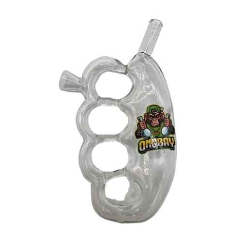 Ongbay Glass Knuckle Bubbler Bong 12cm - Best Bongs And More