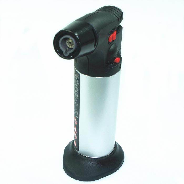 ZENGAZ Standing Torch Jet Lighter Silver - Bong Empire