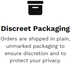 discreet packaging logo