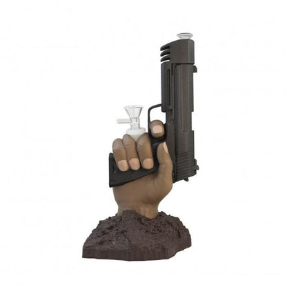 Pistol In Hand Silicone Bong 27cm - Bong Empire
