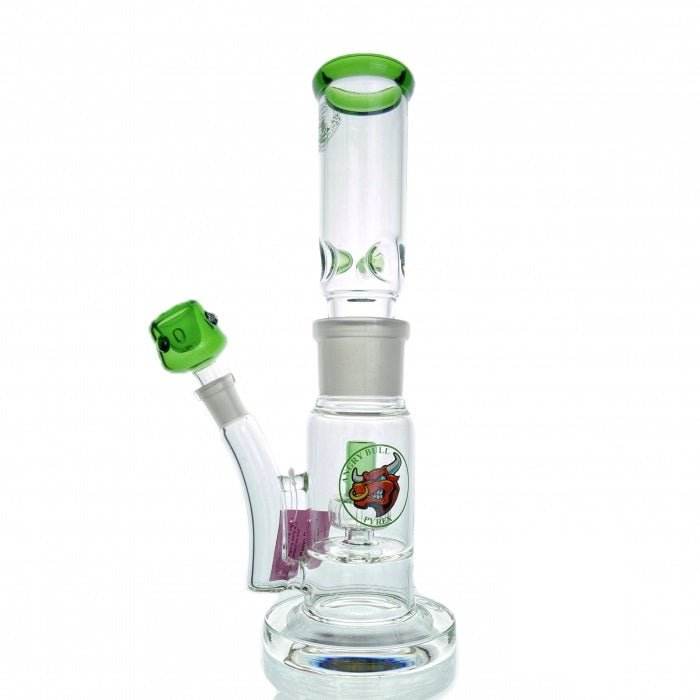 Agung Angry Bull Modular Diffuser Glass Bong 32cm Green - Bong Empire