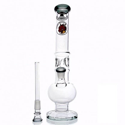 Agung Crazy Dragon Ice Slider Bubble Glass Bong 33cm Black - Bong Empire