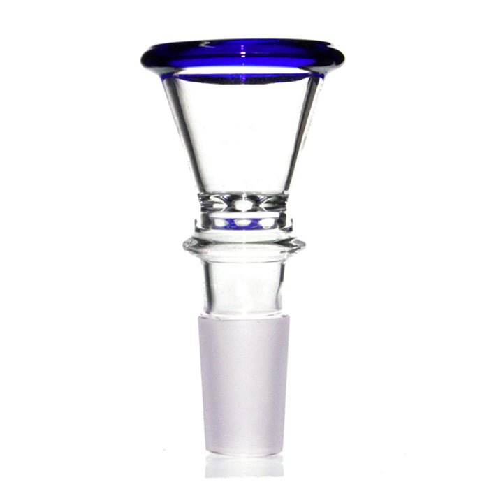 Agung Large Glass Cone Piece 14mm Blue - Bong Empire
