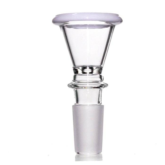 Agung Large Glass Cone Piece 14mm White - Bong Empire