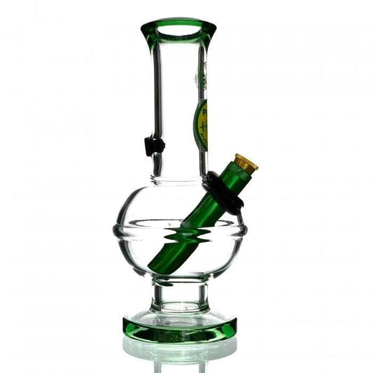 Agung Little Rascal Glass Bong 18cm Green - Bong Empire