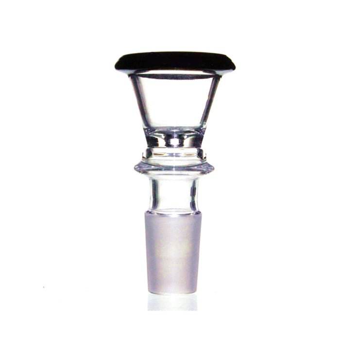 Agung Medium Glass Cone Piece 14mm Black - Bong Empire