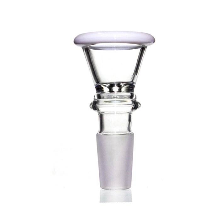 Agung Medium Glass Cone Piece 14mm White - Bong Empire