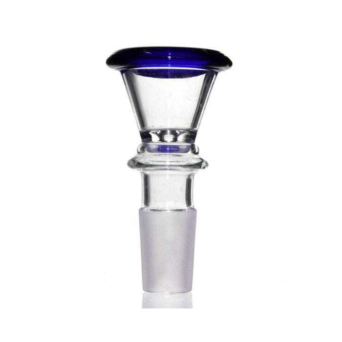 Agung Medium Glass Cone Piece 14mm Blue - Bong Empire