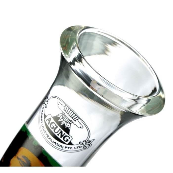 Agung Rasta Bob Marley Glass Bong 24cm - Bong Empire
