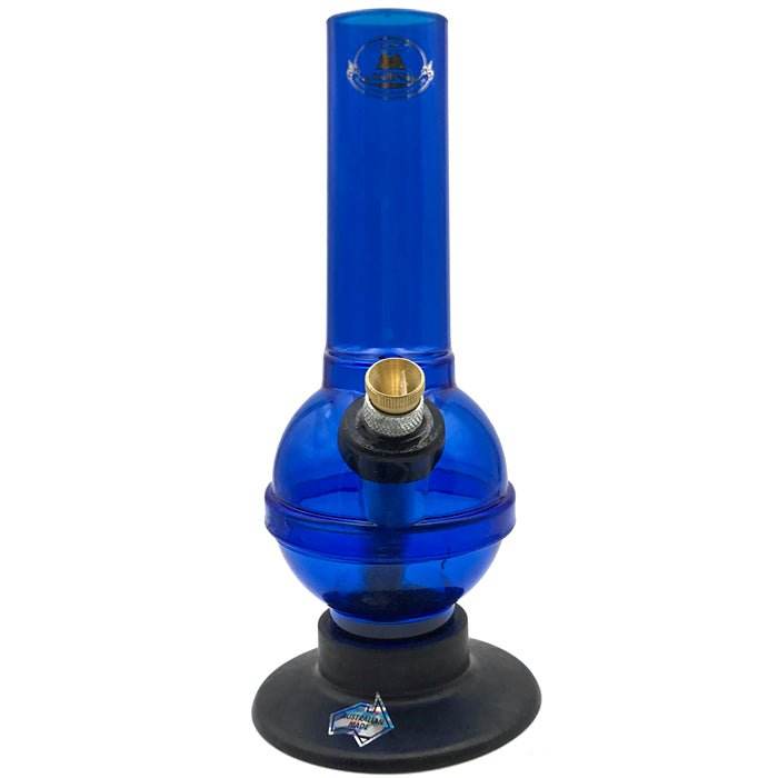 Agung Semi Classic Acrylic Bong 20cm Blue - Bong Empire