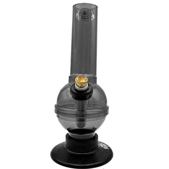 Agung Semi Classic Acrylic Bong 20cm Black - Bong Empire
