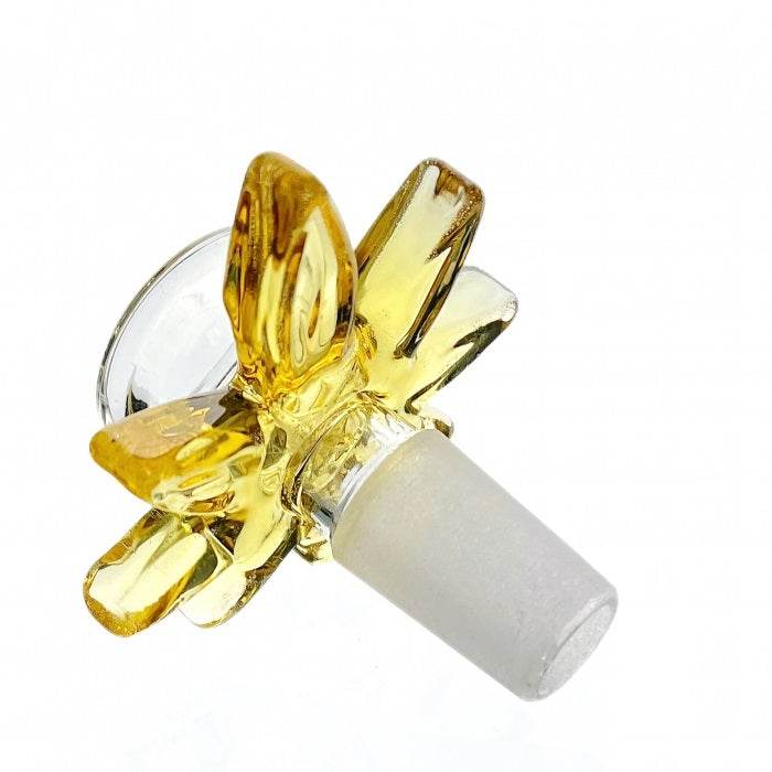 WEGE Yellow Glass Cone 14mm - Bong Empire