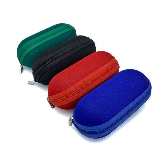 Small Sweet Puff Glass Pipe Pouch Case With Zip Lock - Bong Empire