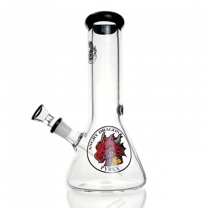 Agung Dragon Beaker Glass Bong 25cm Black - Bong Empire