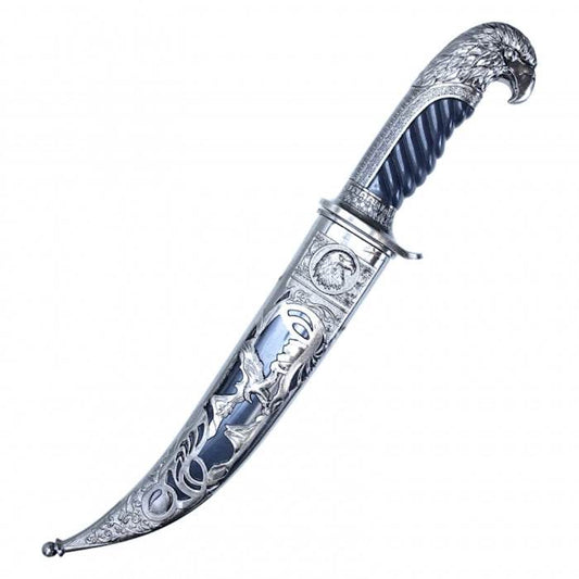 Buckshot Hunting Knife with Eagle Pommel 36cm - Bong Empire