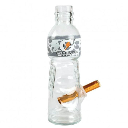 Gatorbeug Clear Glass Facekick Glass Bong 24cm - Bong Empire