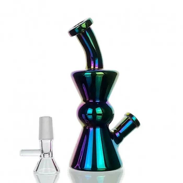 Funnel Timer Glass Bong 15cm - Bong Empire