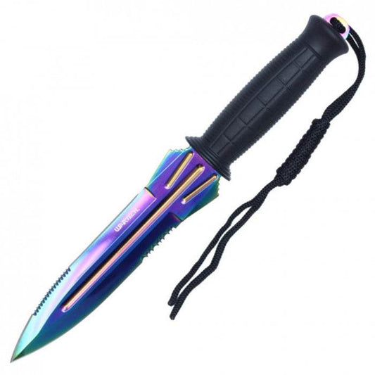 Wartech Two Tone Fixed Blade Hunting Knife 30cm - Bong Empire