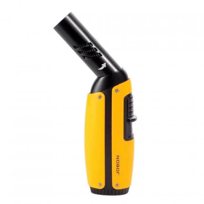 Jobon Adjustable Nozzle Jet Torch Lighter Yellow - Bong Empire