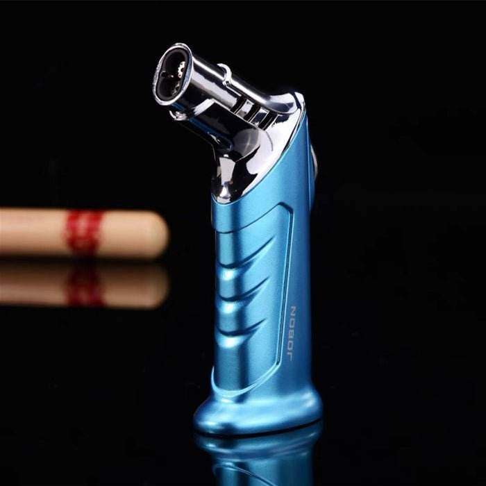 JOBON Double Jet Flame Lighter Blue - Bong Empire