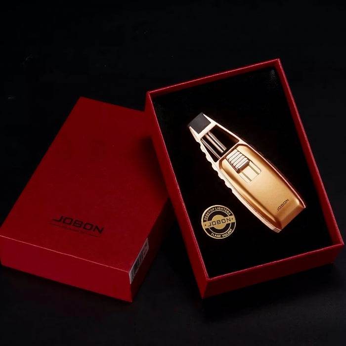 Jobon Butane Gas Blue Flame Turbo Torch Jet Lighter - Bong Empire