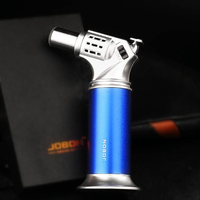 Jobon Standing Jet Torch Lighter Blue - Bong Empire