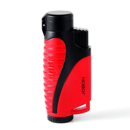Jobon Triple Jet Flame Lighter Red - Bong Empire