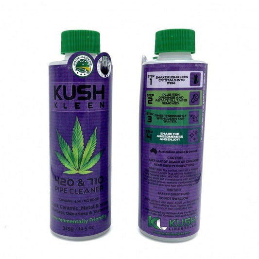 Kush Kleen 420 710 Bong Cleaner 325ml Purple - Best Bongs And More