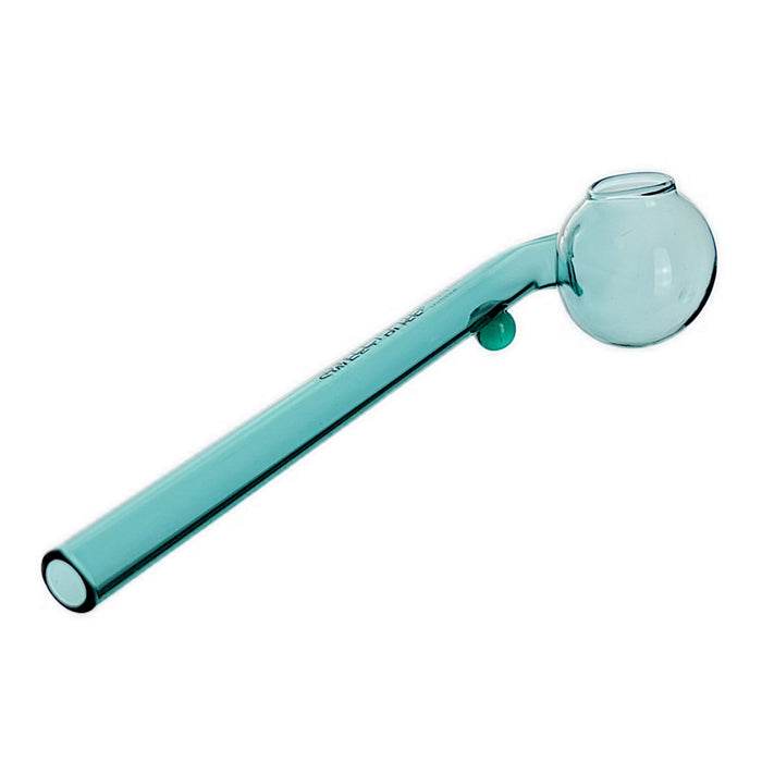 Teal Sweet Puff Glass Pipe 14cm - Bong Empire