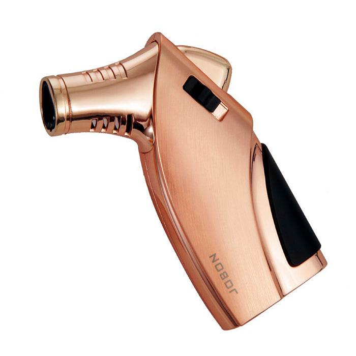 Jobon Metal Triple Jet Flame Lighter Bronze - Bong Empire