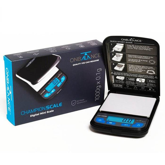 On Balance Champion Digital Scales 0.1g-1000g - Bong Empire
