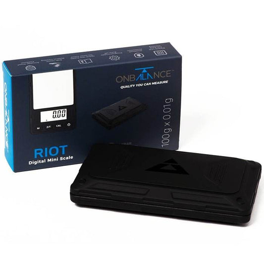 On Balance RIOT Digital Scales RT100 0.01g-100g - Bong Empire