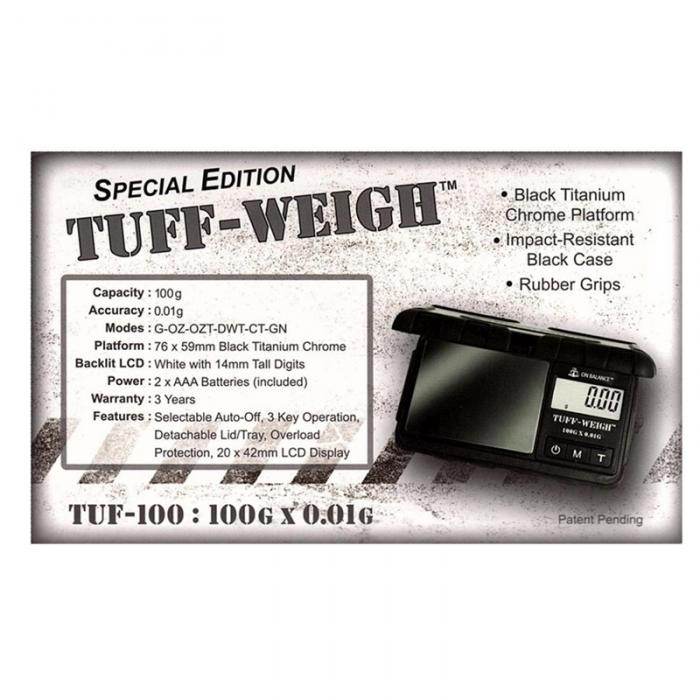 On Balance Tuff Weigh Digital Scales 0.01g-200g - Bong Empire