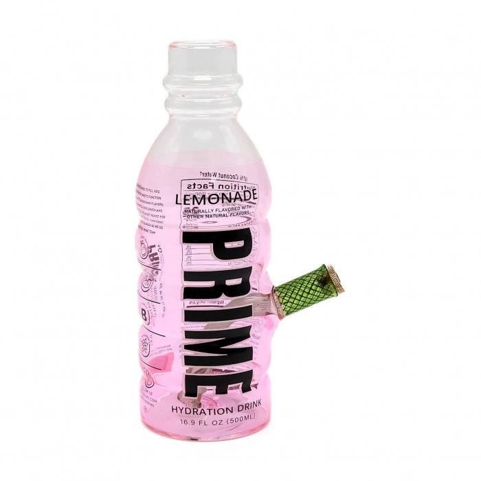 Prime Bottle Glass Bong 20cm Pink - Bong Empire