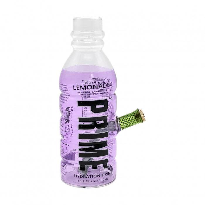 Prime Bottle Glass Bong 20cm Purple - Bong Empire