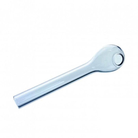 Purple Straight Glass Pipe 11cm - Bong Empire