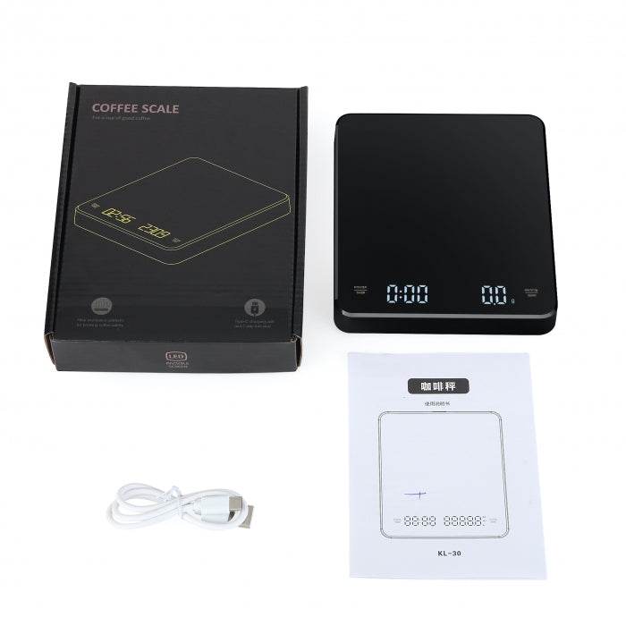USB Coffee Scale with Timer 0.1g_3000g - Bong Empire