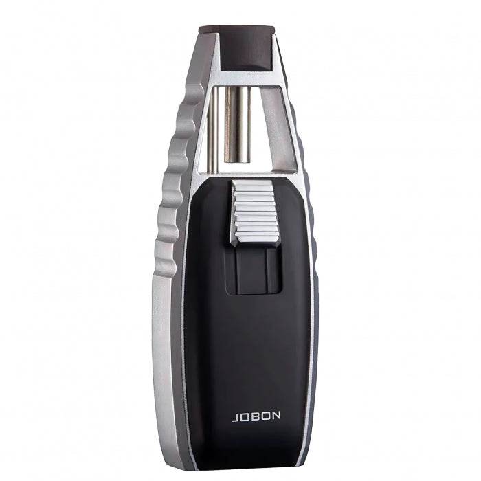 Jobon Brand Butane Gas Lighter Blue Flame Turbo Torch Jet Cigar Lighter Gold Black - Bong Empire