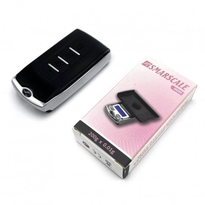 SMARSCALE Palm Car Remote Key Digital Scales 0.01g-200g - Bong Empire